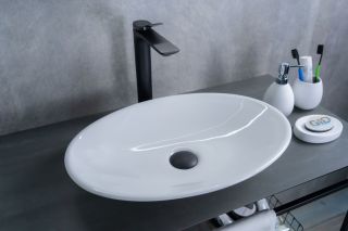 Раковина Gid N9022 51110 накладная белая 50x35x9